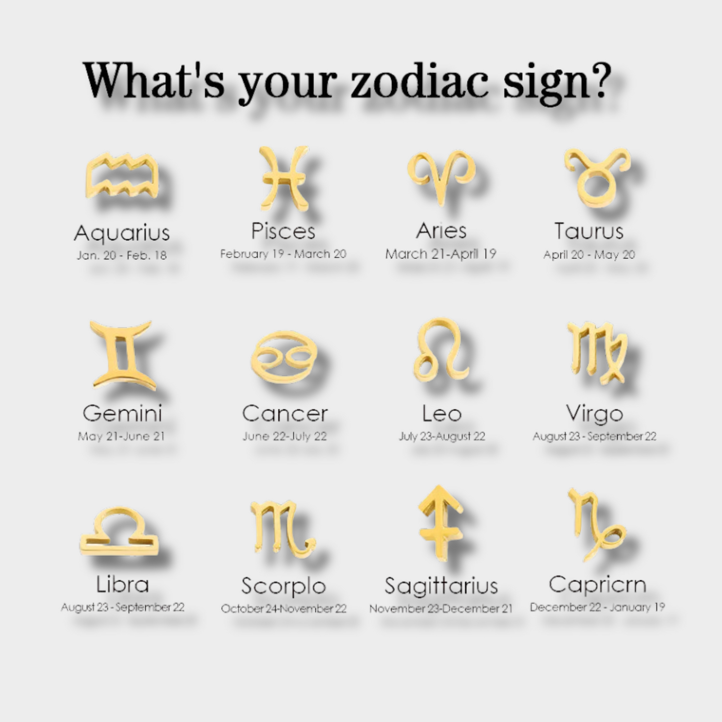 zodiac sign bedel