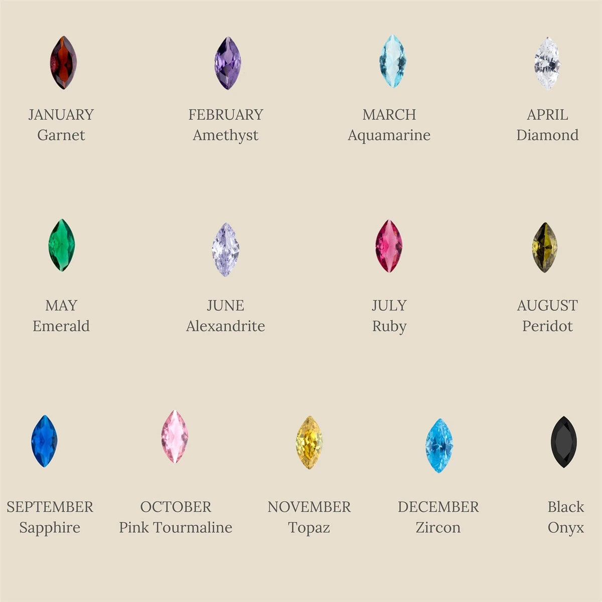 Luxe Birthstone