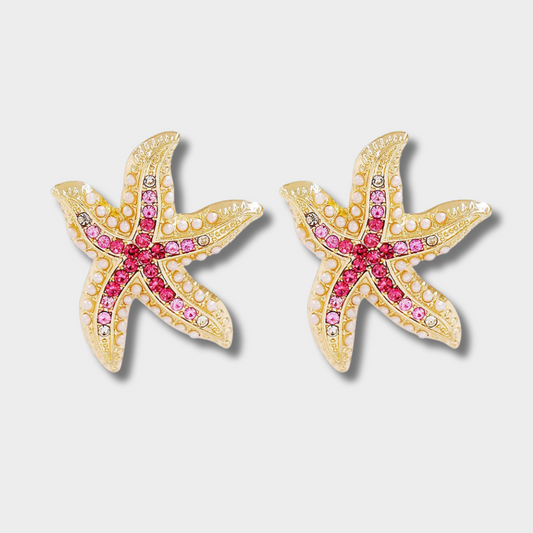 Ocean Spark Star Studs