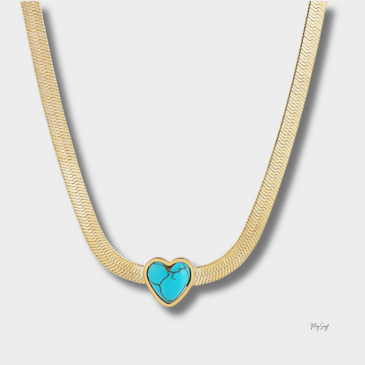 Blue Tide Heart